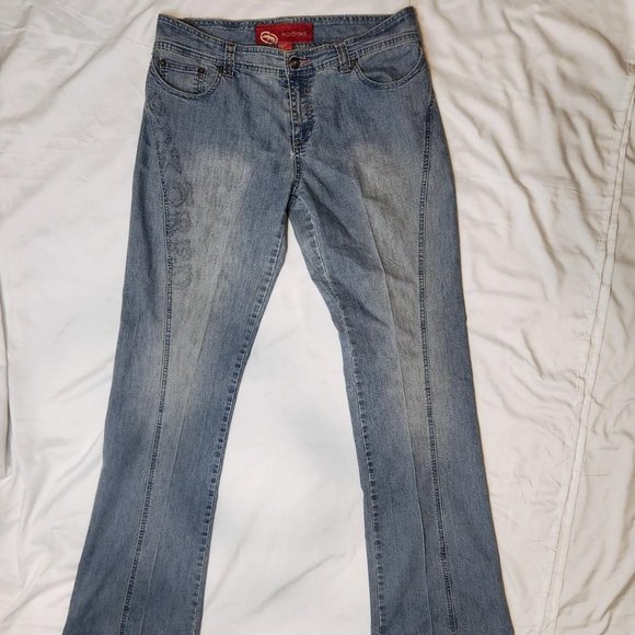 y2k low-rise Ecko red jeans, size 8 - Picture 2 of 5